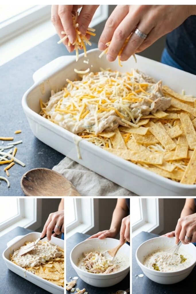 Sour Cream Chicken Enchilada Casserole Recipe