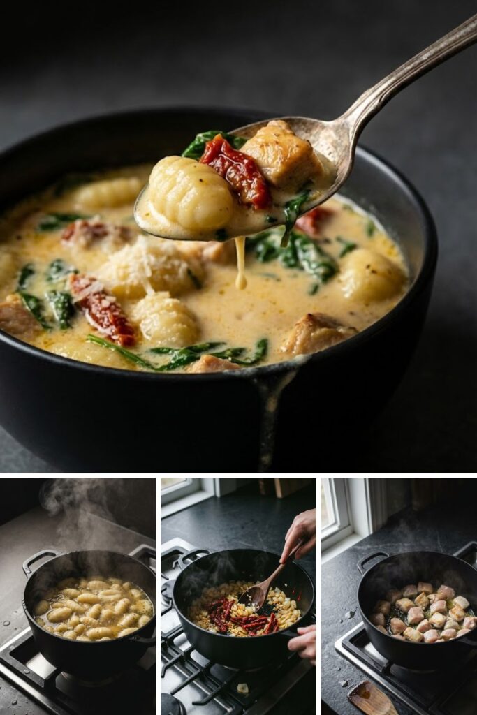 Tuscan Chicken Gnocchi Soup Recipe