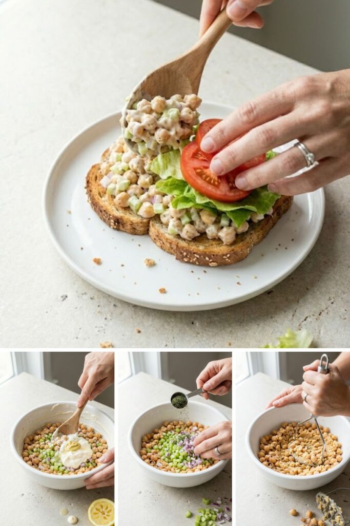 Vegan Chicken Salad Sandwich Recipe