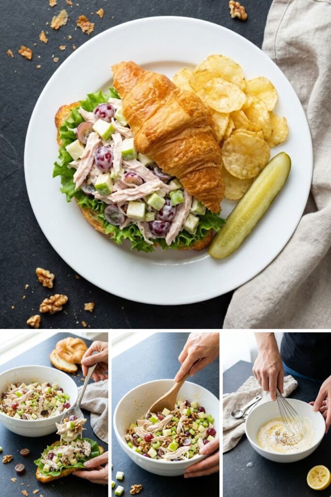 Waldorf Chicken Salad Sandwich Recipe