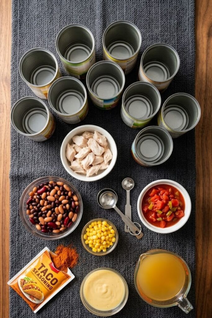 10 Can Chicken Taco Soup Recipe