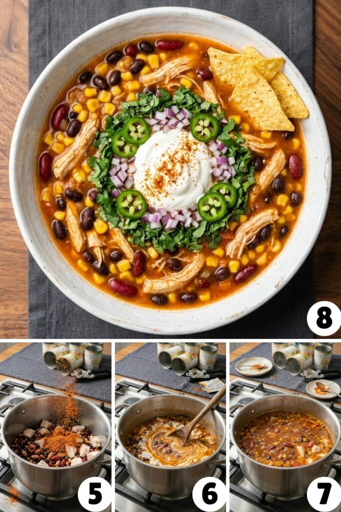 10 Can Chicken Taco Soup Recipe