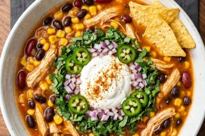 10 Can Chicken Taco Soup