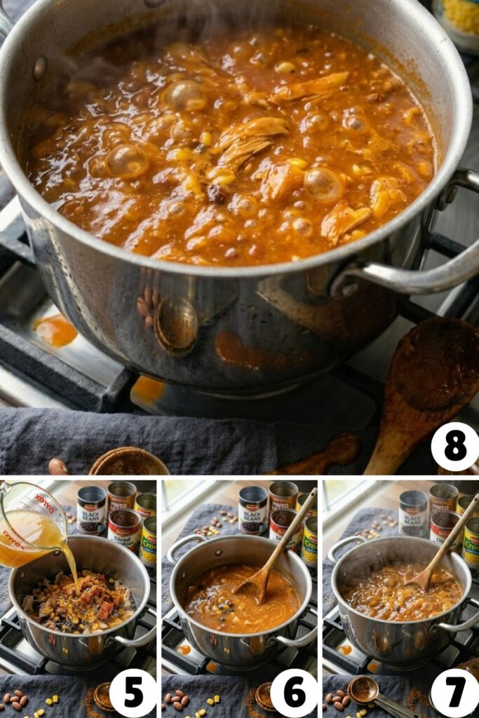 6 Can Chicken Taco Soup Recipe