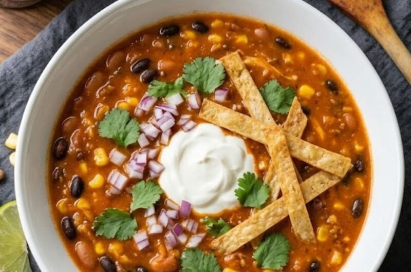 6 Can Chicken Taco Soup