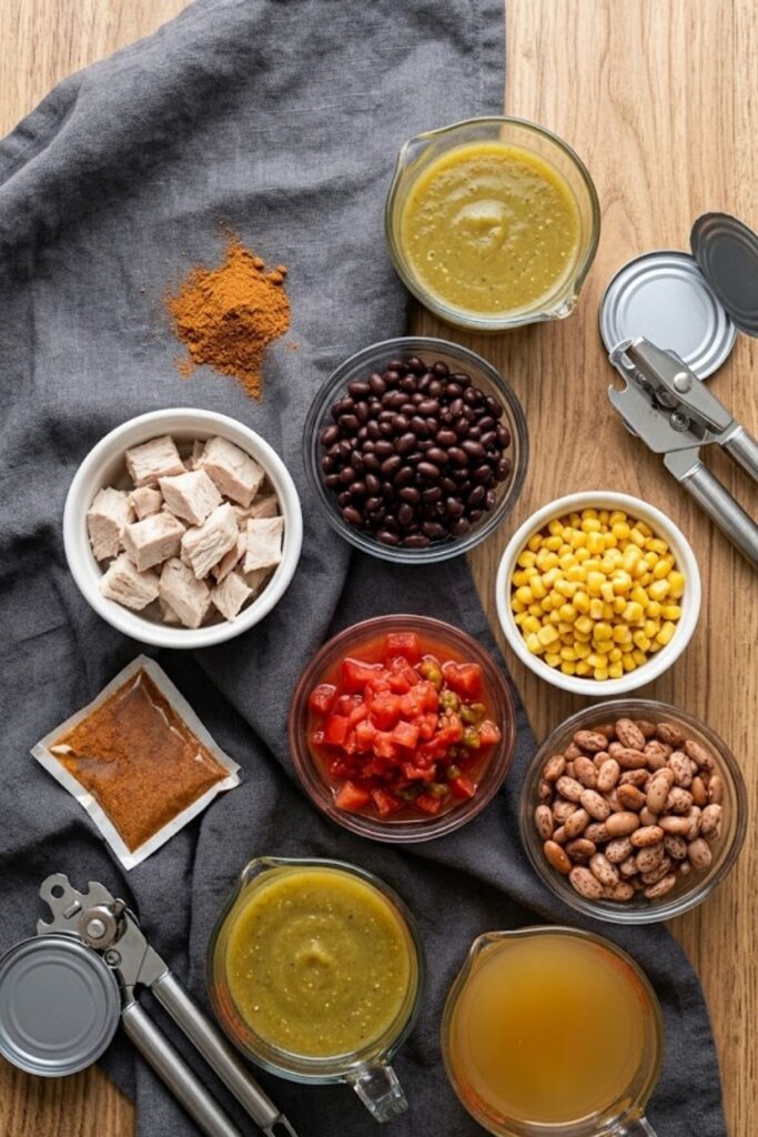 8 Can Chicken Taco Soup Recipe