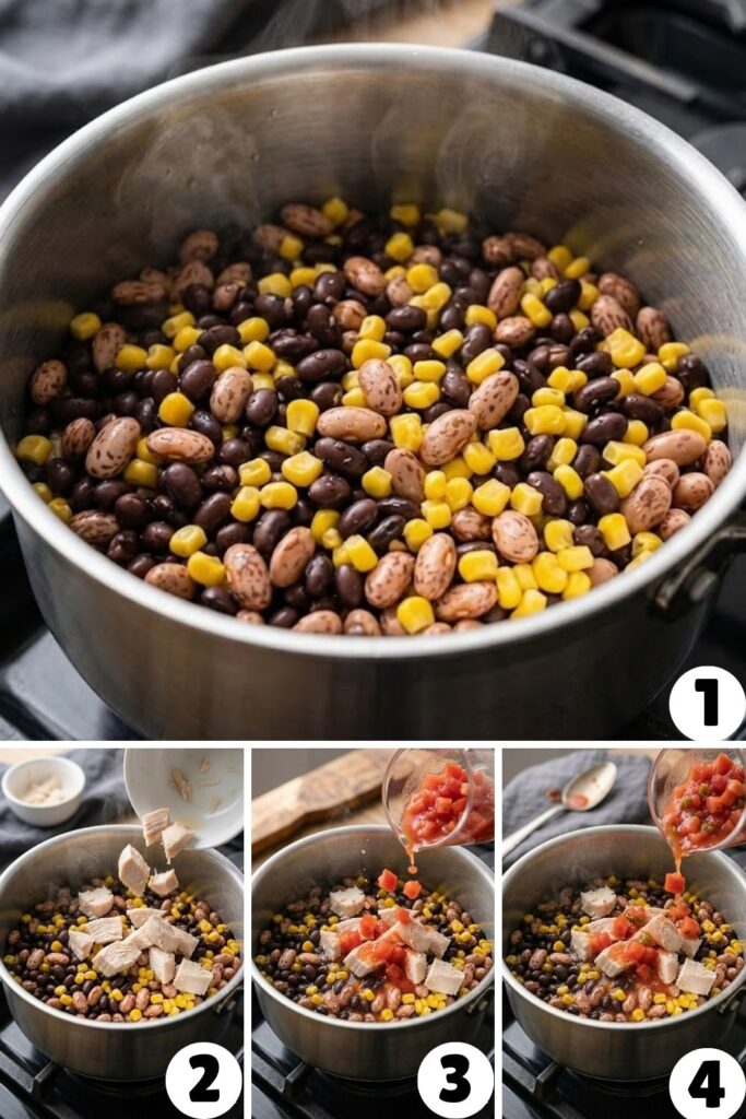 8 Can Chicken Taco Soup Recipe