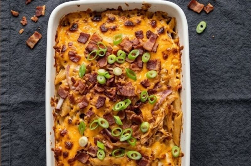 BBQ Ranch Chicken Casserole