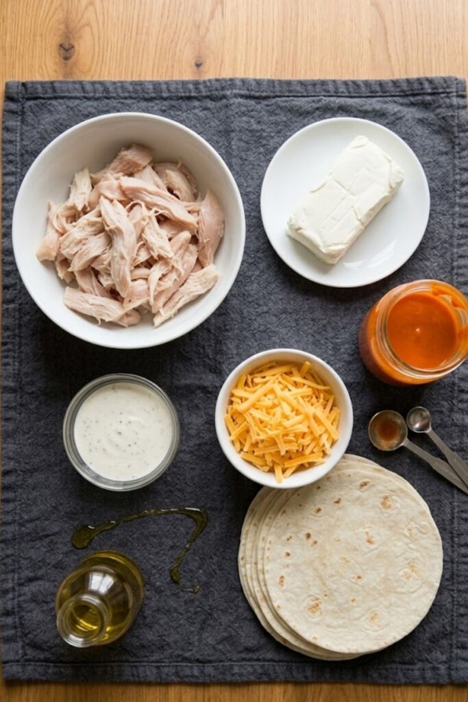 Baked Buffalo Chicken Dip Taquitos Recipe