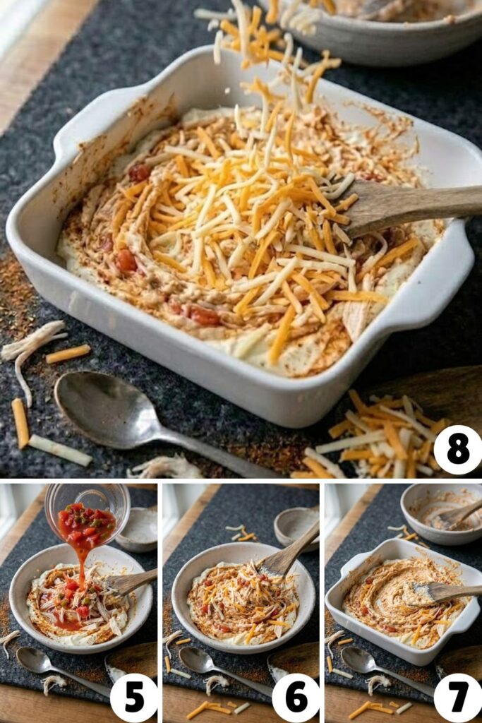 Baked Chicken Queso Dip Recipe