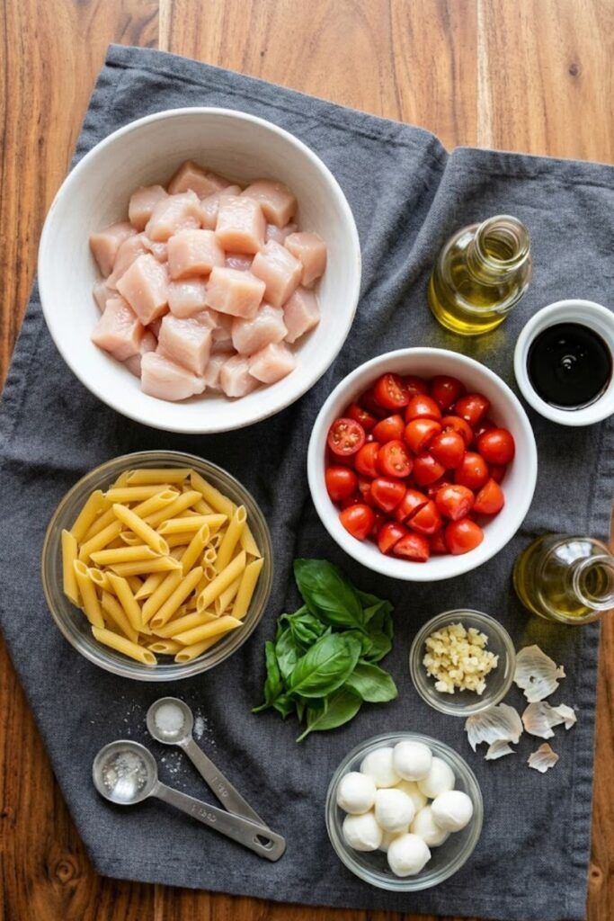Bruschetta Chicken Pasta Recipe
