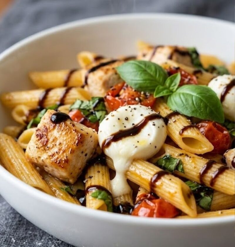 Bruschetta Chicken Pasta Recipe