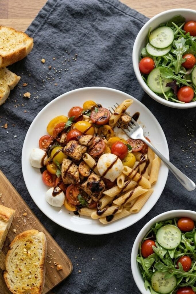 Bruschetta Chicken Pasta Recipe