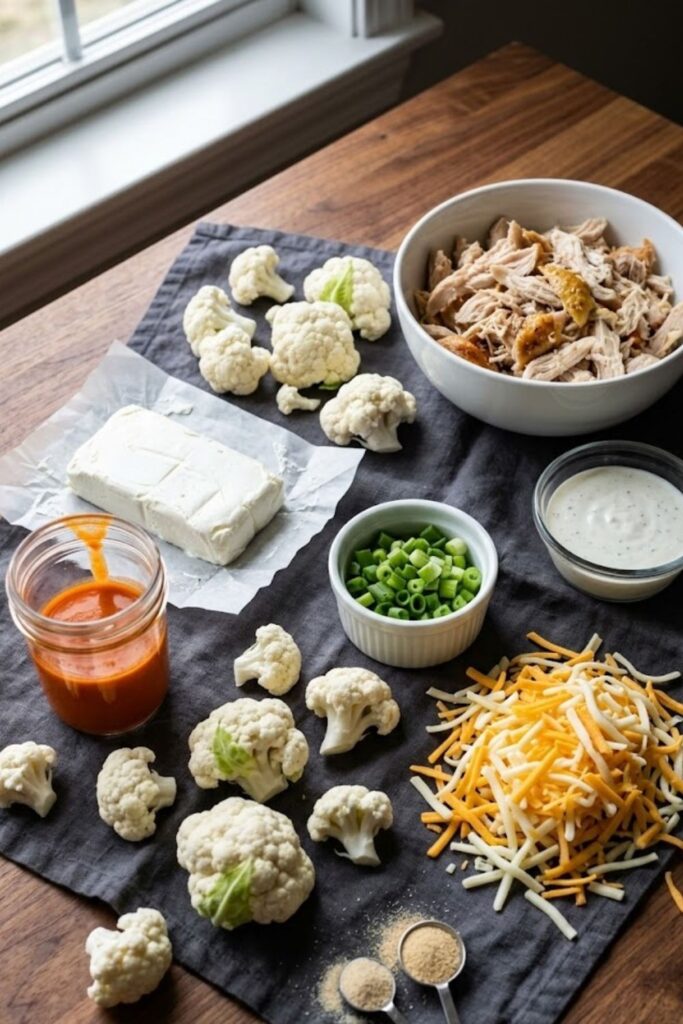 Buffalo Chicken Cauliflower Casserole Recipe