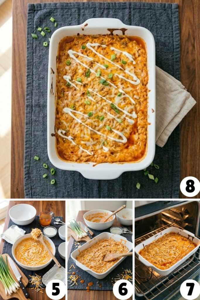 Buffalo Chicken Dip Casserole Recipe