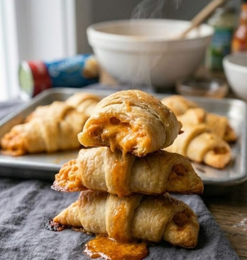 Buffalo Chicken Dip Crescent Rolls Recipe