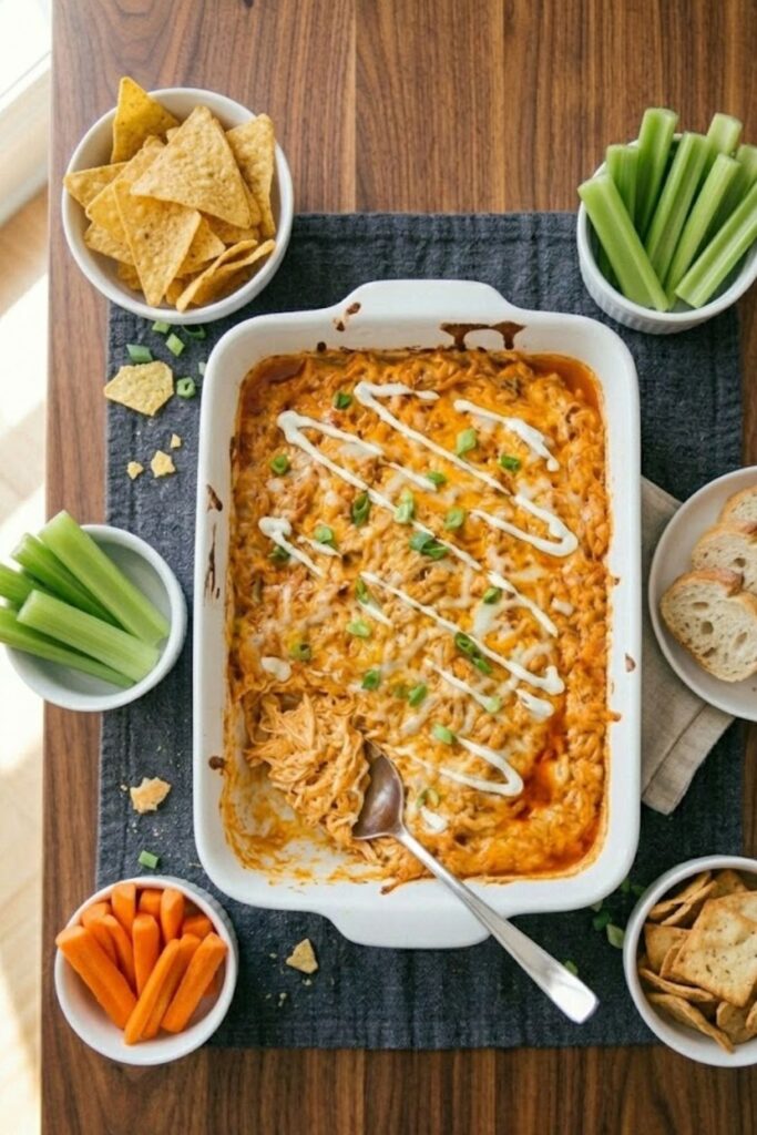 Buffalo Chicken Dip Cups Recipe