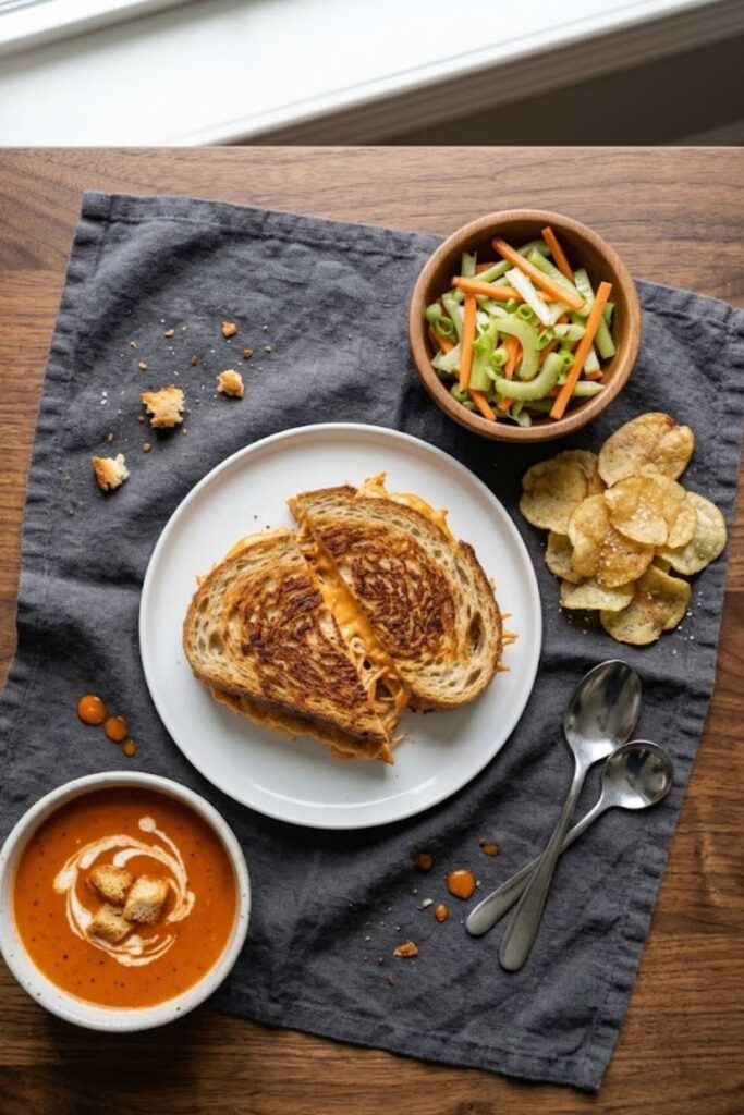 Buffalo Chicken Dip Grilled Cheese Recipe