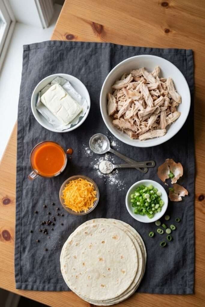 Buffalo Chicken Dip Pinwheels Recipe