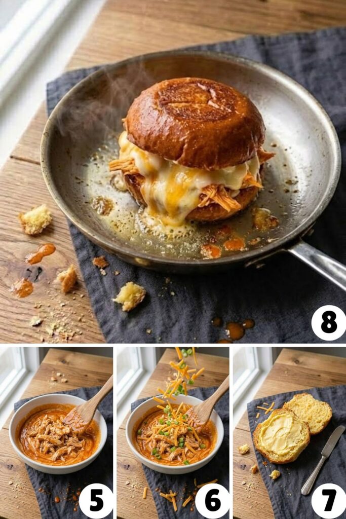 Buffalo Chicken Dip Sandwich Recipe