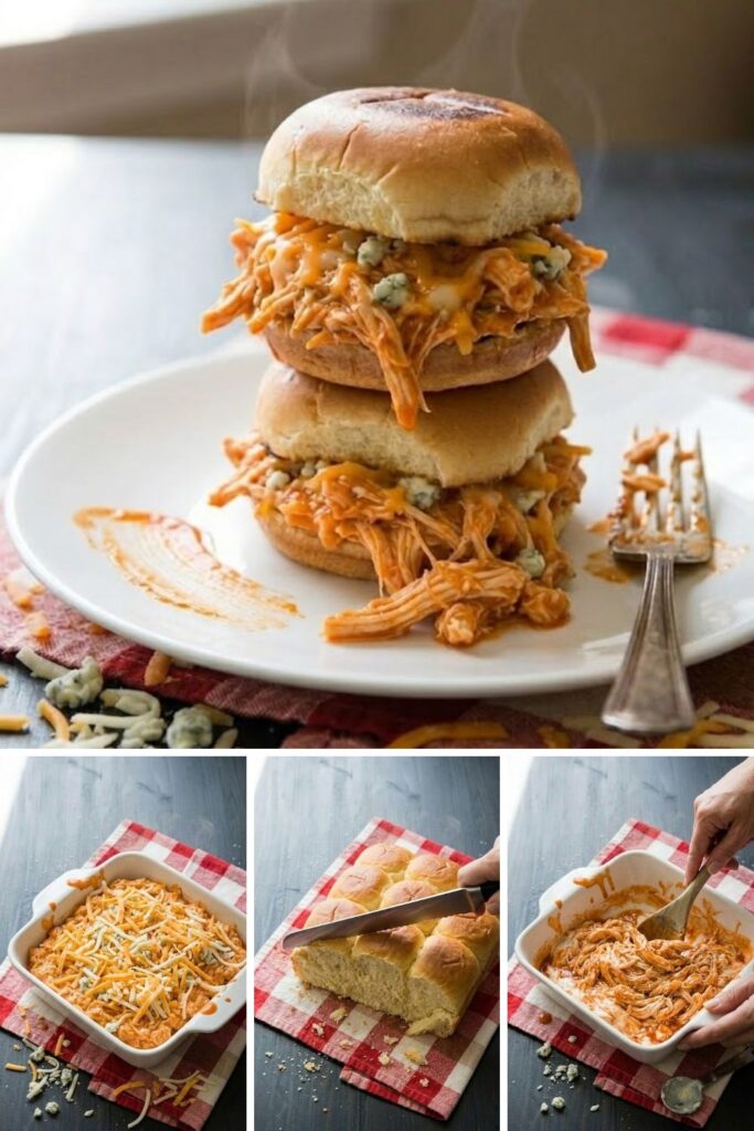 Buffalo Chicken Dip Sliders Recipe