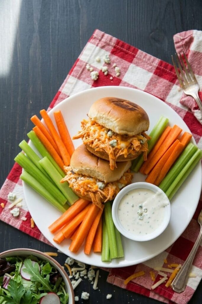 Buffalo Chicken Dip Sliders Recipe
