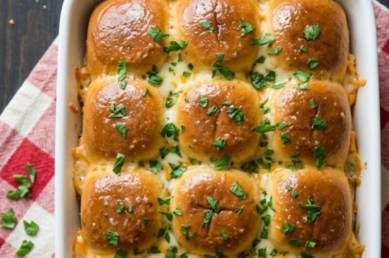 Buffalo Chicken Dip Sliders