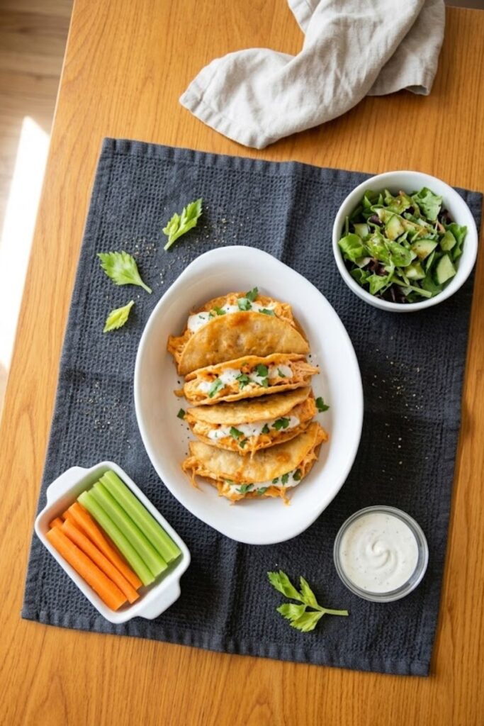 Buffalo Chicken Dip Tacos Recipe