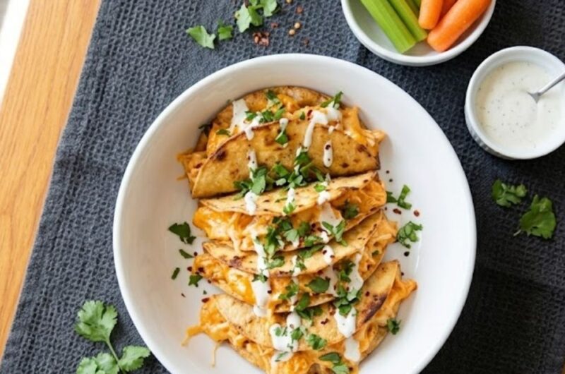 Buffalo Chicken Dip Tacos