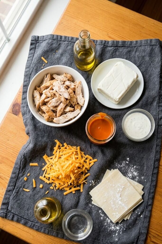 Buffalo Chicken Dip Wontons Recipe