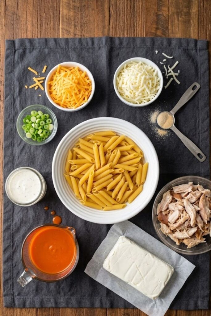 Buffalo Chicken Pasta Bake Recipe