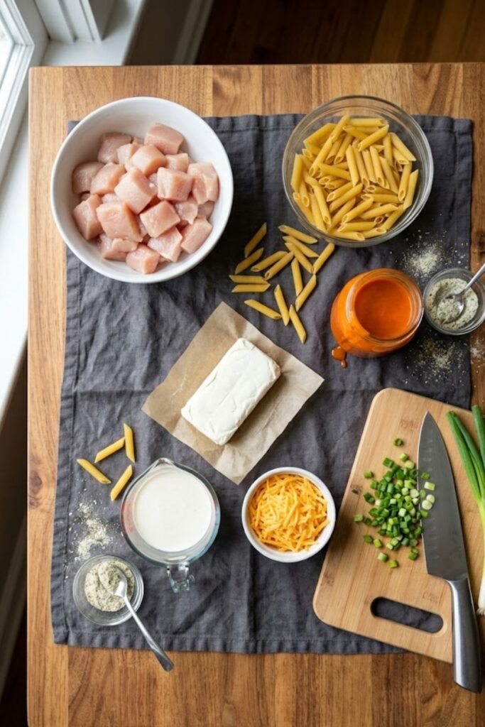 Buffalo Ranch Chicken Pasta Recipe