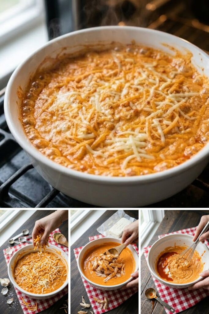Cheesy Buffalo Chicken Dip Recipe