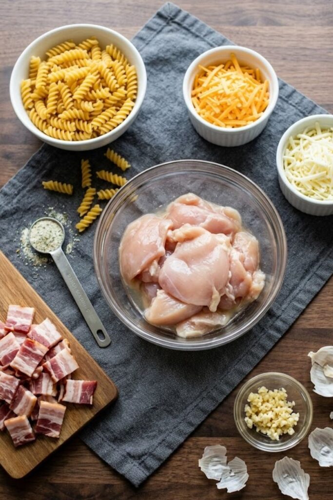 Chicken Bacon Ranch Pasta Recipe