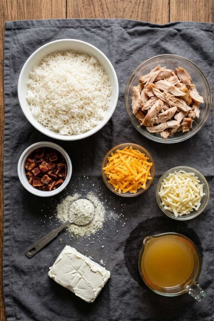 Chicken Bacon Ranch Rice Casserole Recipe