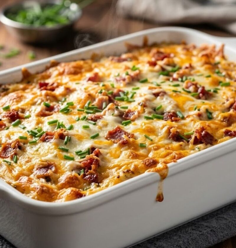Chicken Bacon Ranch Rice Casserole Recipe