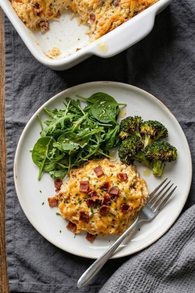 Chicken Bacon Ranch Rice Casserole Recipe