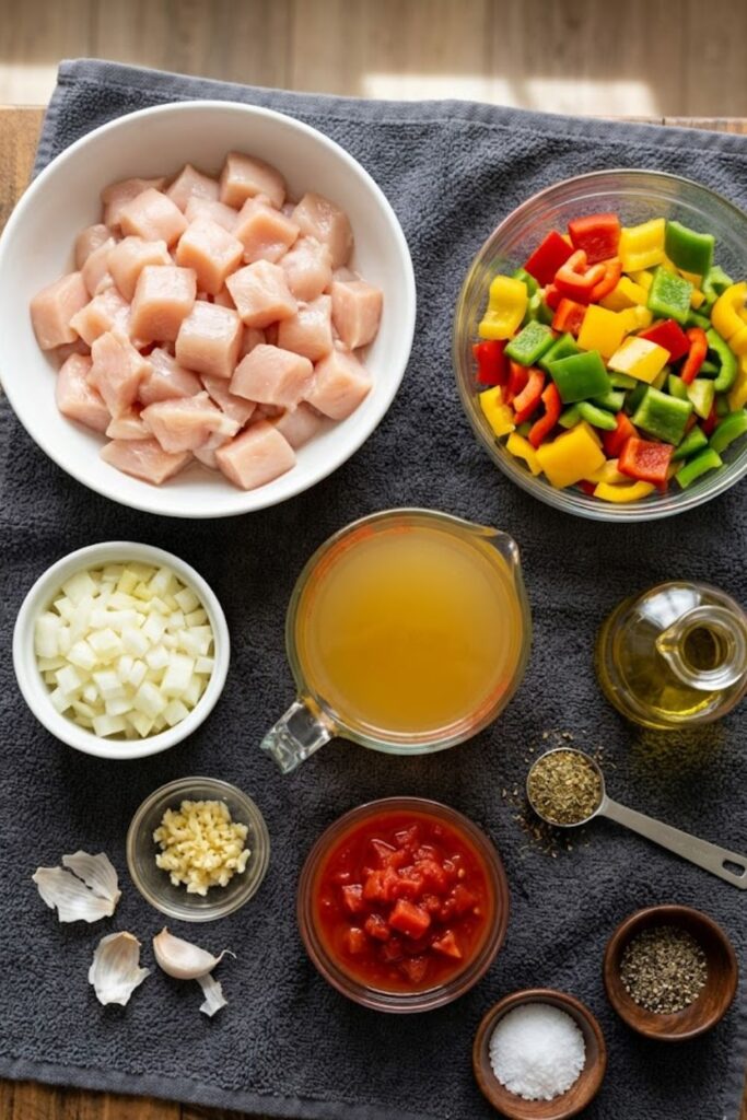 Chicken Bell Pepper Soup Recipe