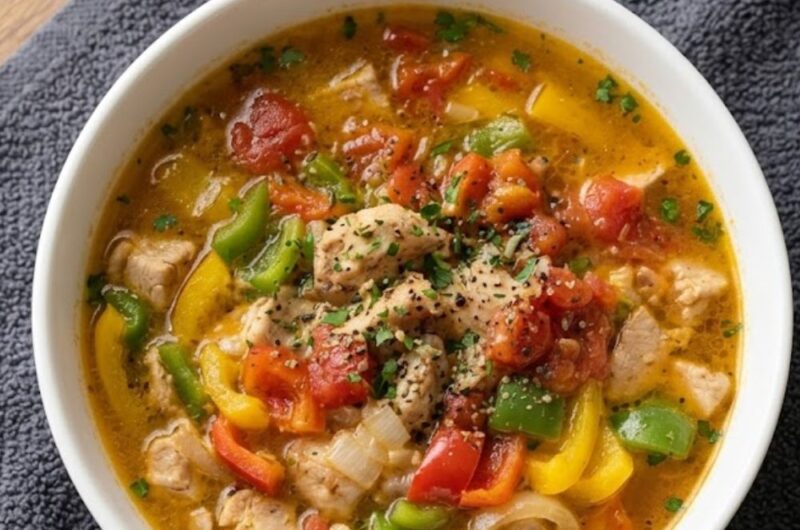 Chicken Bell Pepper Soup
