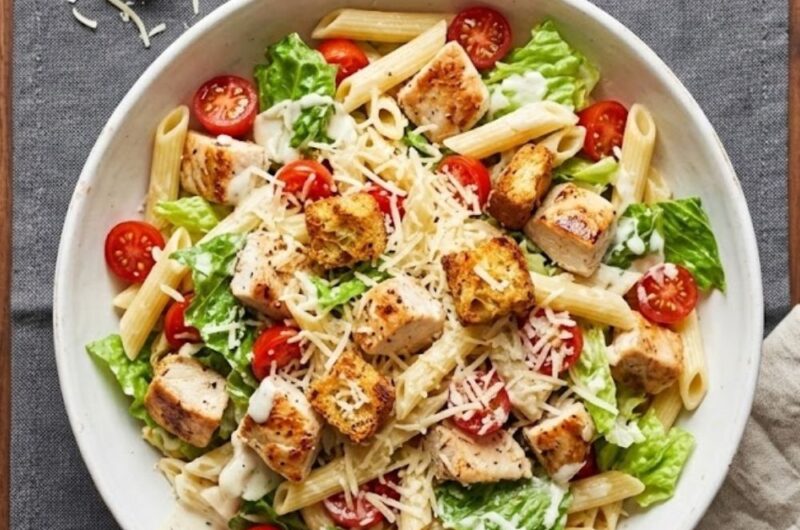 Chicken Caesar Pasta Salad