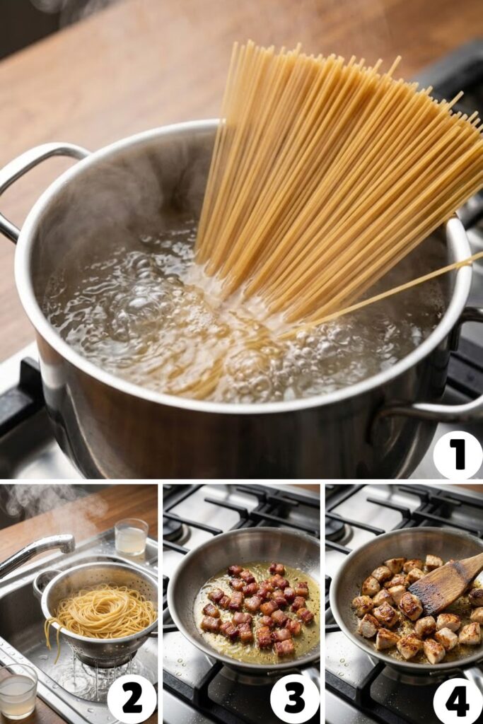 Chicken Carbonara Pasta Recipe