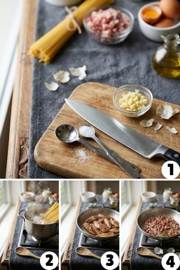 Chicken Carbonara Pasta Recipe