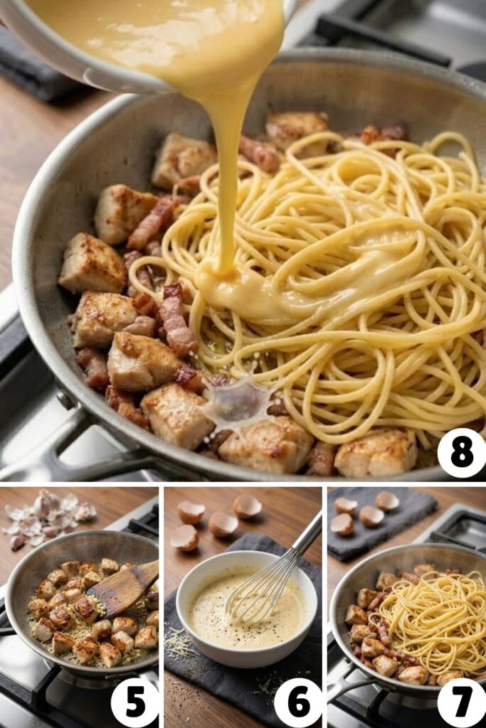 Chicken Carbonara Pasta Recipe