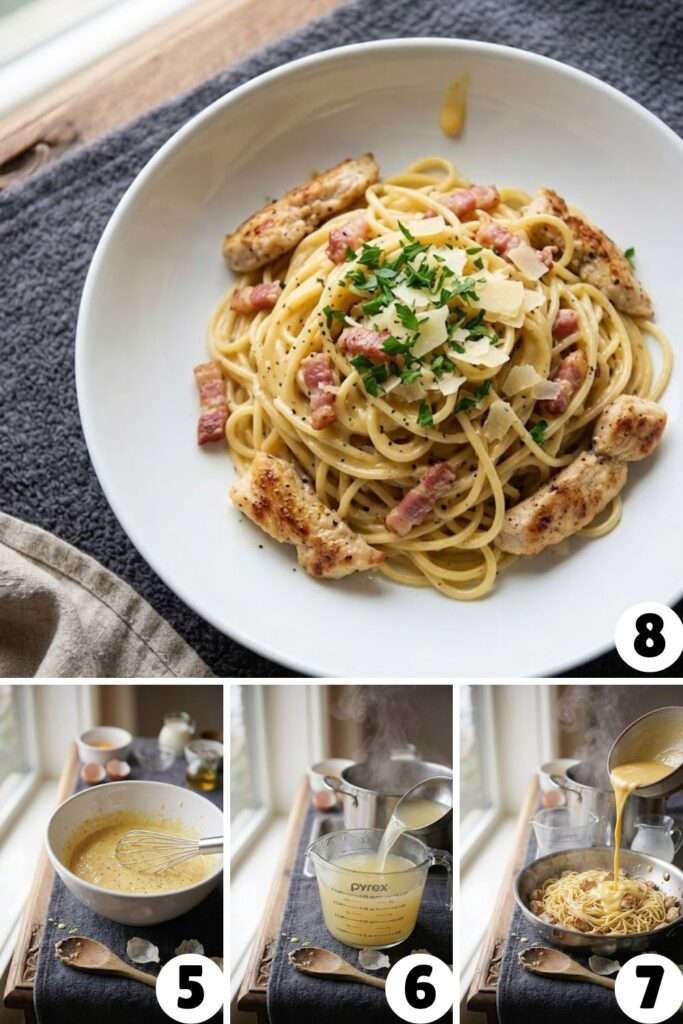 Chicken Carbonara Pasta Recipe