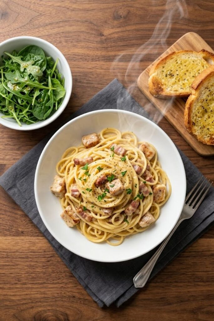Chicken Carbonara Pasta Recipe