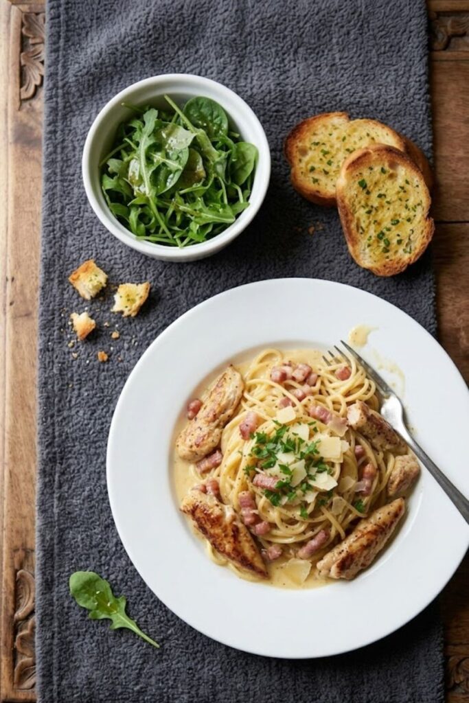 Chicken Carbonara Pasta Recipe