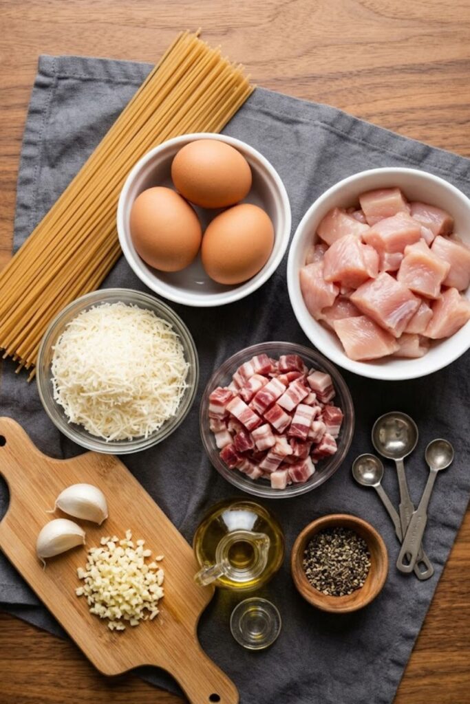 Chicken Carbonara Pasta Recipe