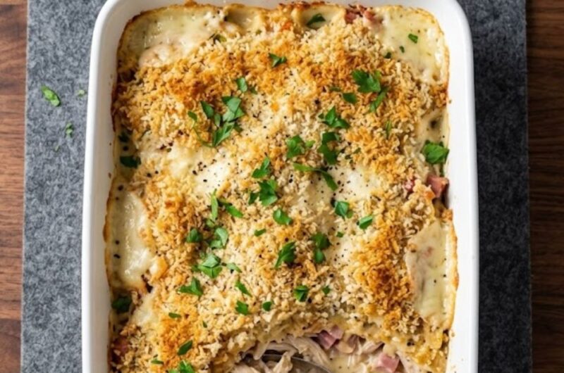 Easy Chicken Cordon Bleu Casserole