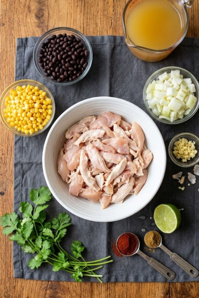 Chicken Corn And Black Bean Soup Recipe
