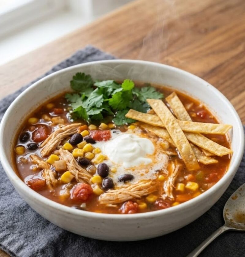 Chicken Corn And Black Bean Soup Recipe